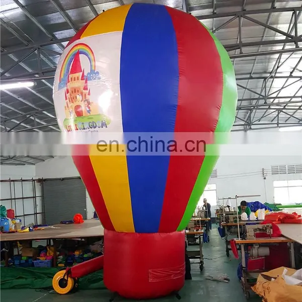 5m Tall Outdoor Advertising Inflatable Ground Balloon Hot Air Balloon For Event Decoration on Sale photo-3