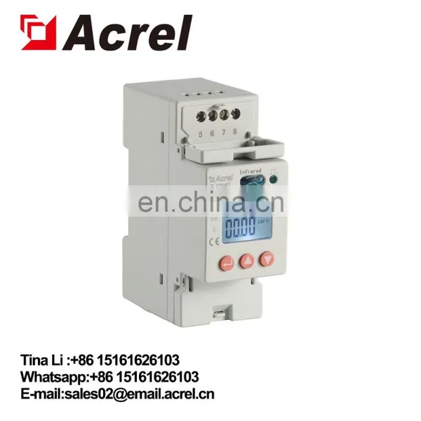 Acrel ADL100-ET The Power Distribution Cabinet Single Total Active Energy Measure Din Rail Single Phase Electric Meter photo-2