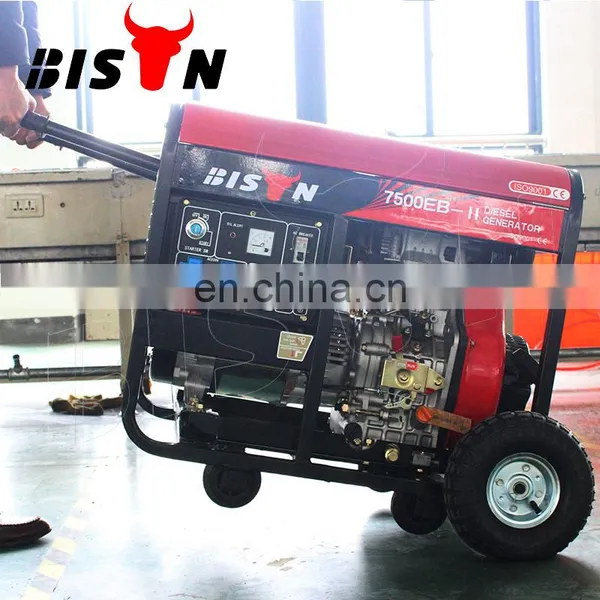 BS7500DCE 5.5KW 456CC 188F Diesel Power Generators Single Cylinder Diesel Engine Generator