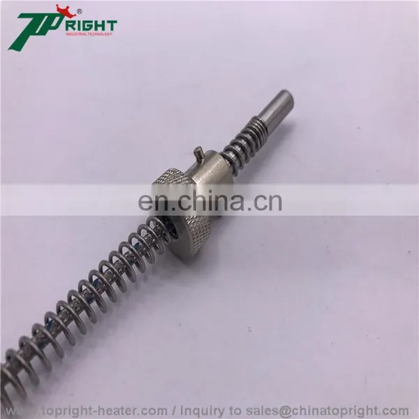 Spring Probe Leading Temperature Sensor K Type Thermocouple in Wire Length 1m photo-5