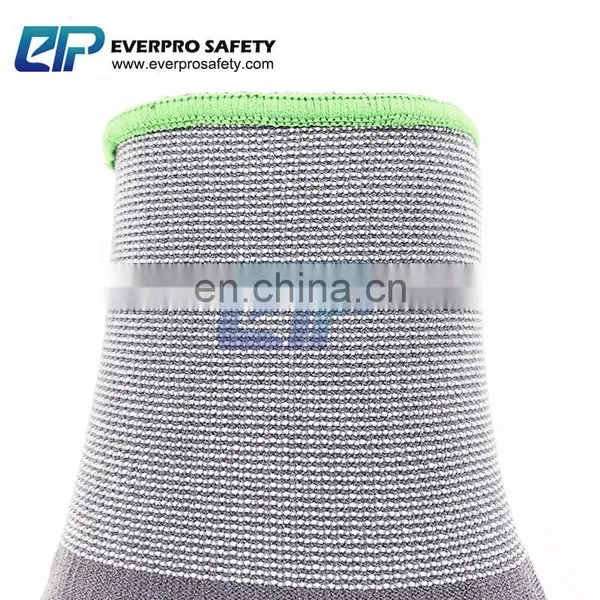 15 Gauge Spandex Nylon Touch Screen Micro Foam Nitrile Coated Gloves With Dotted photo-4