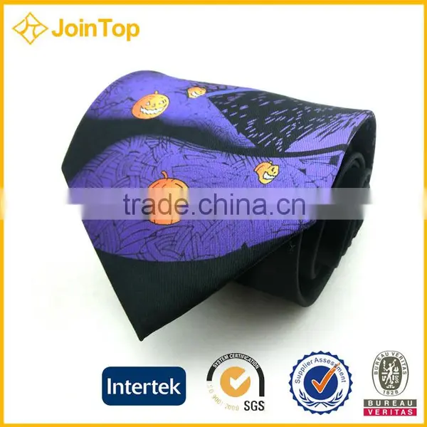 2016 Newly Design Cute Funny Printing Cartoon Child Microfibre Necktie photo-4