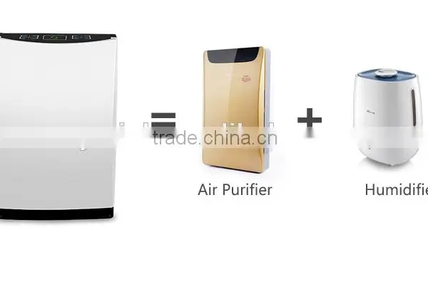 wholesale home activated carbon air purifier with air humidifier and aroma diffuser