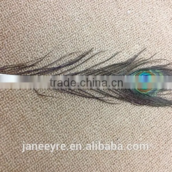 12-13"/30-35cm Length Peacock Sword Feather Natural Green For Hats/Costume/Crafts photo-4