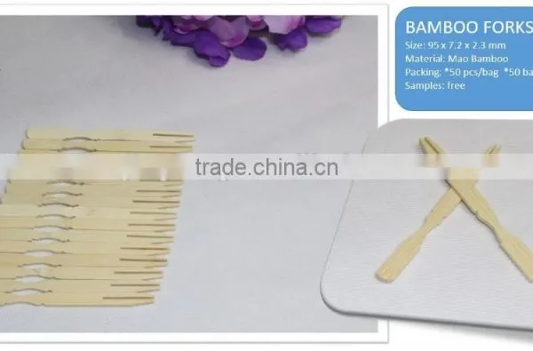 Party Forks Bamboo Forks Fruit Forks photo-2