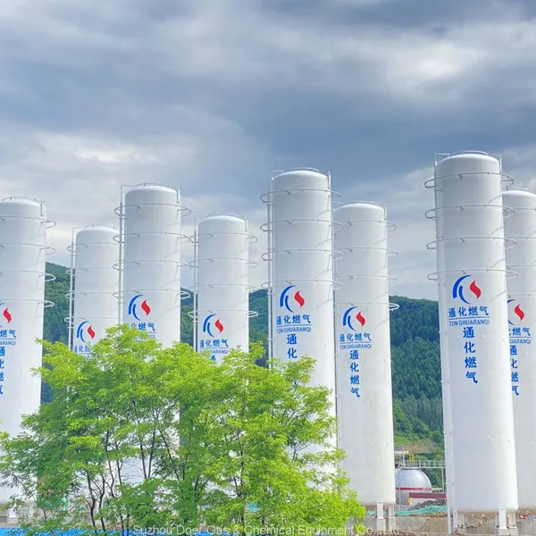 Vacuum Insulated Storage Tank 5-300 m3 for LNG, LOX, LIN, LAR, LCO2, LN2O, LNH3...