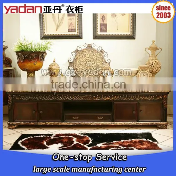 Living Room Cabinet Hand Painted Antique Furniture tv Table, tv Desk Stand Designs 2016 Quality Choice photo-3