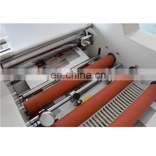 340mm Auto Feed Film Laminator Laminating Machine With Foot Pad photo-5