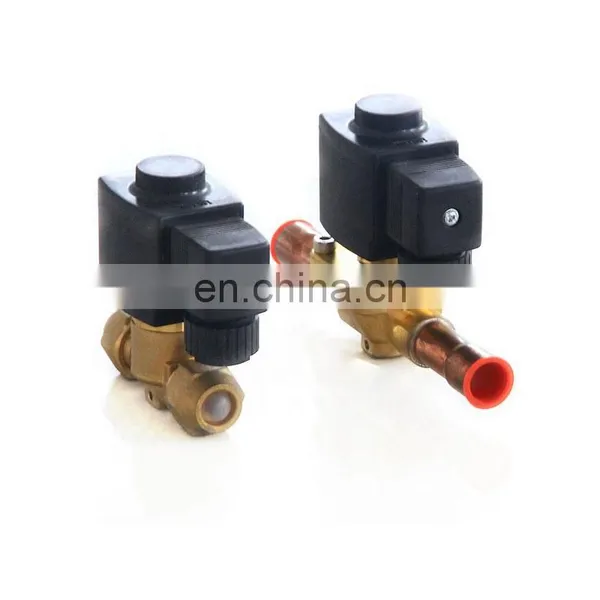 Castel válvula solenoides de 220/230 voltios Conexión por soldadura Acoplamiento roscado Alta calidad photo-2