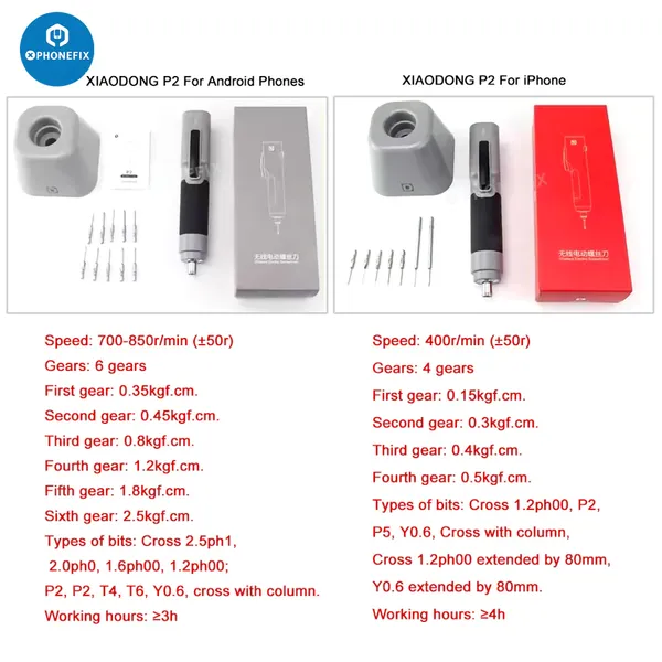 XIAODONG Brushless Electric Screwdriver For IPhone Android Tablet photo-2
