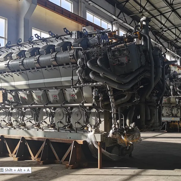 Used MAN 18V32/40 HFO generator set 8750KW 12 units for 108MW power plant