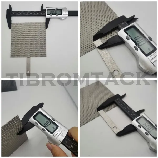 Titanium Anode Mesh With MMO Ruthenium-Iridium Coating and Cathode Electrolytic Mesh Without Coating for Chlor-Alkali Industry photo-3