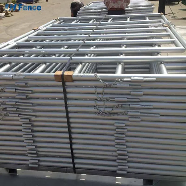 Hot Dip Galvanized Carbon Steel Powder Coated Eco-Friendly Livestock & Horse Safety Fencing 6ft Folding photo-6