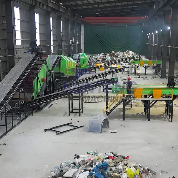 Power Trommel Screening Machine for Solid Waste Plastic Waste Separator Machine Msw Sorting Line EPC photo-2