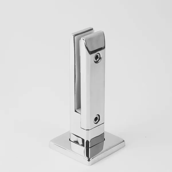 SS304 Glass Spigot Square Shape Friction Fit Mirror Finish Easy Installation for Glass Decking photo-3