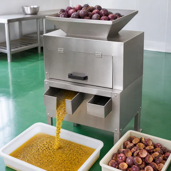 Industrial Citrus Juicer Machine 1000KG/H 1.5kW 220V 380V Passion Fruit Juicing Equipment for Beverage Factory Production