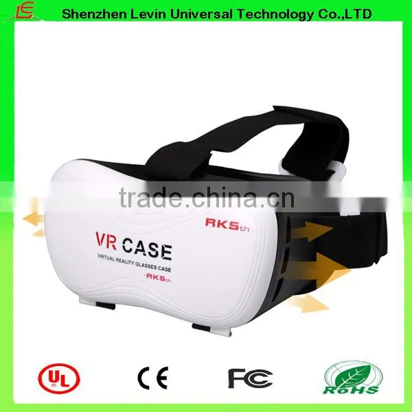 Factory Fashion New Products Cool Phone 4.0-6.3inch Virtual Reality 3D Cheap Glasses VR Phone Case photo-6