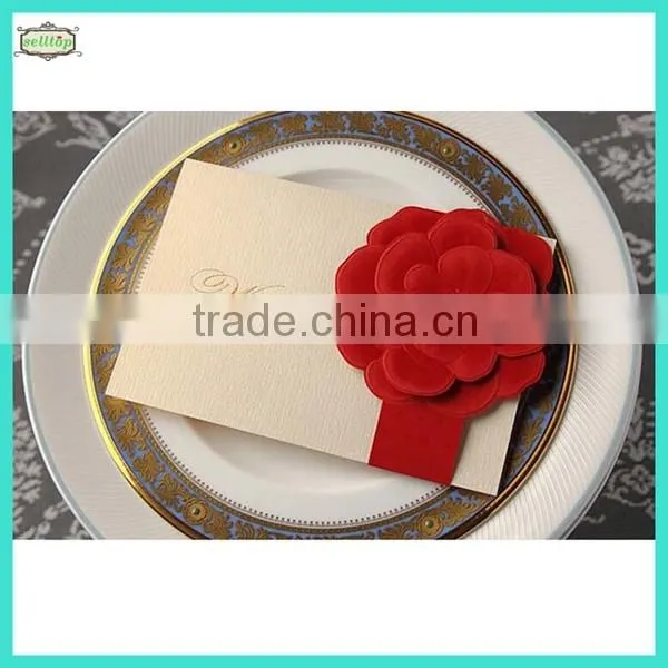 2014 High Quality Handmade Wedding Invitation Card