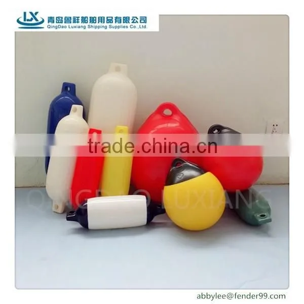 Luxiang Brand UV Resistance Blue/white Inflatable Pvc Boat Buoy Fender photo-2