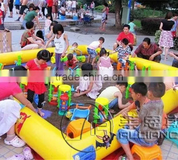 Inflatable Pool 10x10x0.55m PVC Game Pool Inflatable photo-4