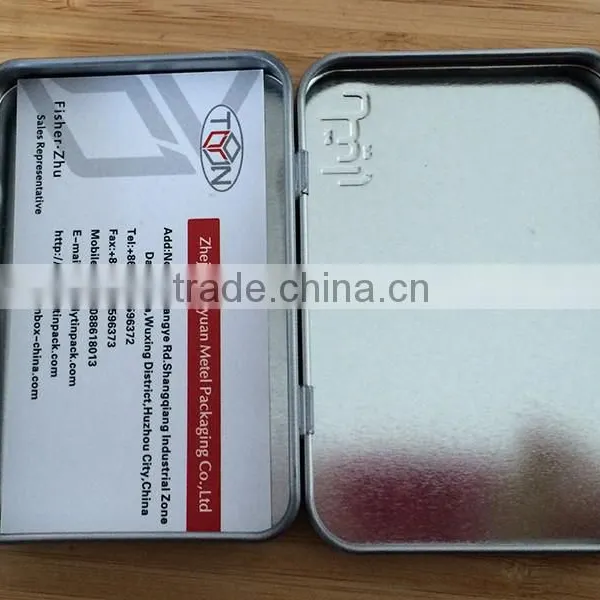 Custom Name Card Collecting Metal Tin Box photo-3