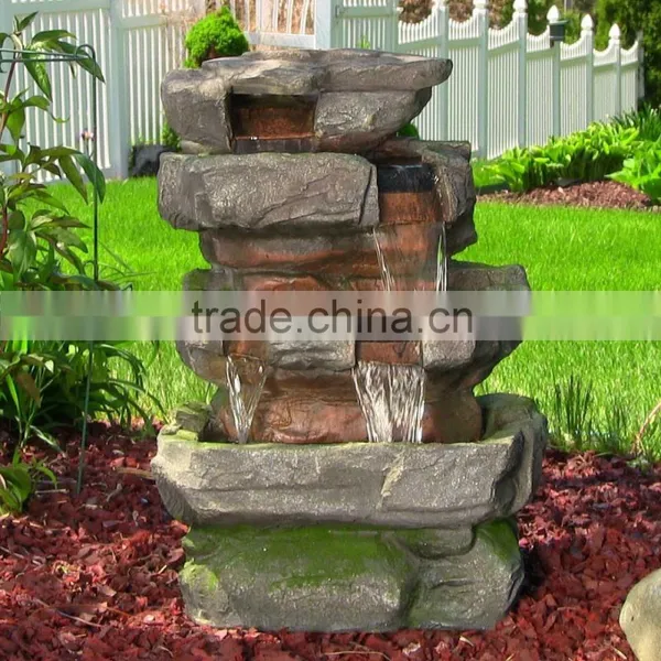 Outdoor Large Rock Quarry Water Fountain