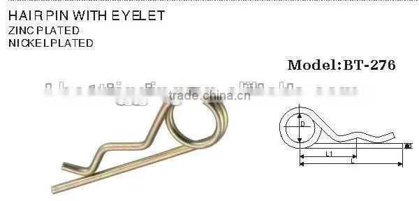 R Type Hair Pin Chain Hook Metal Key Ring Cheap Price photo-4