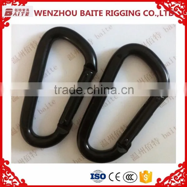 MANUFACTORY PRICE 8mm BLACK SPRING HOOK ZP WIRE ROPE ACCESSORY photo-3