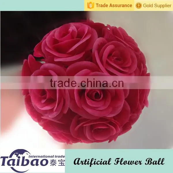 Middle Size Beautiful Wedding Decoration Artificial Flower Kissing Balls