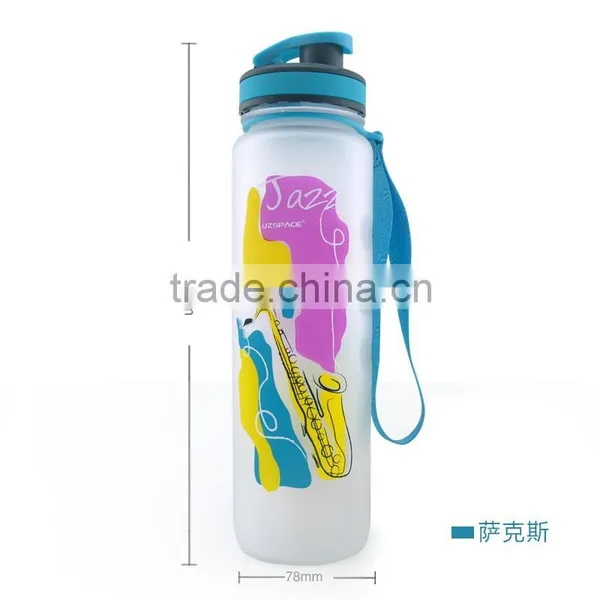 Silicone Body+ PP Cover,Silicone Material and Water Bottles Drinkware Type Plastic Drinking Bottle photo-2