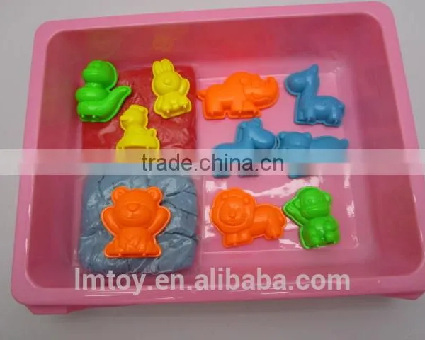 Jungle Animal Martian Sand With 10 Sand Mold + 1 Table, Magic Motion Sand 500G photo-5