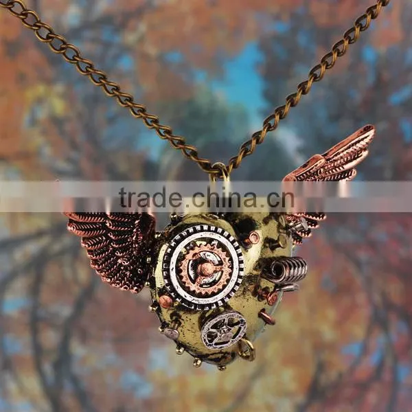 Best Price Fancy Design Antique Gold Covering Necklace photo-2