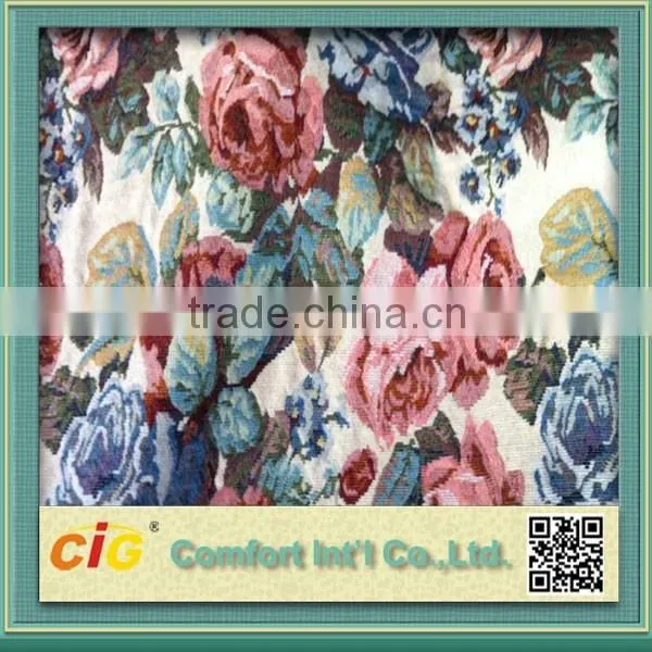 Cut Pile Sofa Fabric Viscose Rayon photo-3