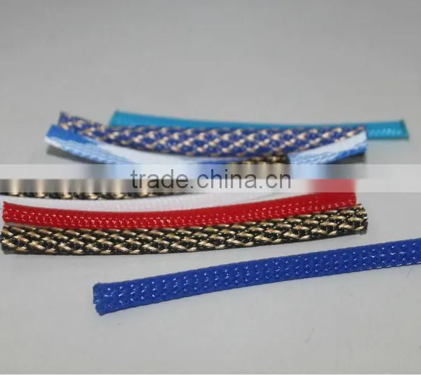 Flame Retardant PET Braided Expandable Cable Sleeving( for the Electric Wire)