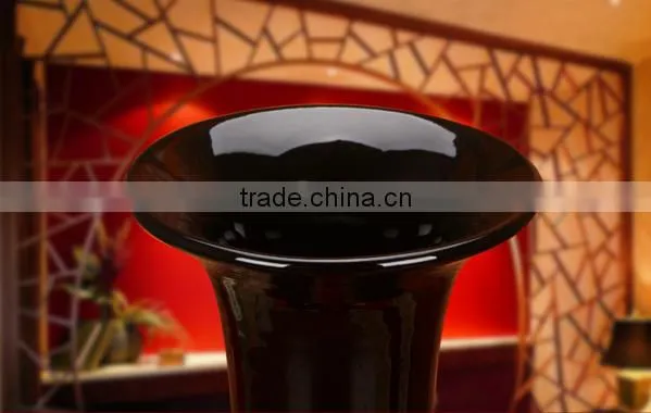 Crystal Glaze Black Bottle Vase Of Jingdezhen Ceramics ZSJY 114-1 photo-2