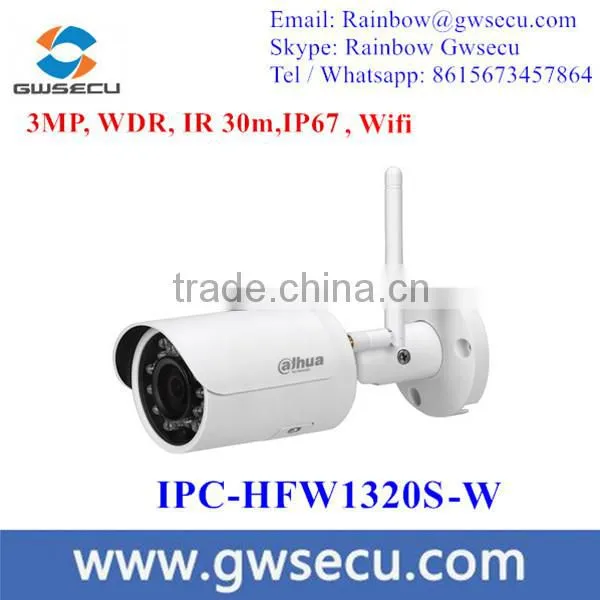 Hot Selling New Product Outdoor ip Wifi 3MP DH-IPC-HFW1320S-W Dahua Cctv Camera Bullet photo-3
