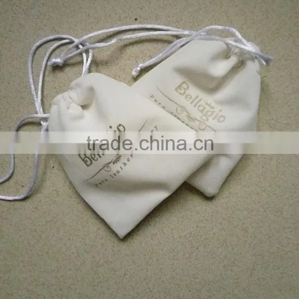 High Quality Velvet Fabric Pouch for Earings With Silver/golden Logo photo-4