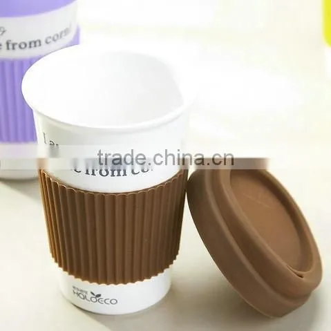 PLA Coffee Mug, With Silicone and Lid , Travel Coffee Mug Can be Customized