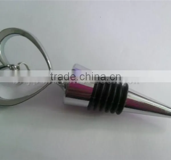 Popular Heart Shape Metal Bottole Wine Stopper Exist Mold photo-3