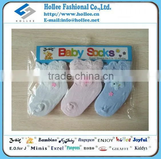 Hot Sales 3pairs Packing New-baby Soft Socks photo-4