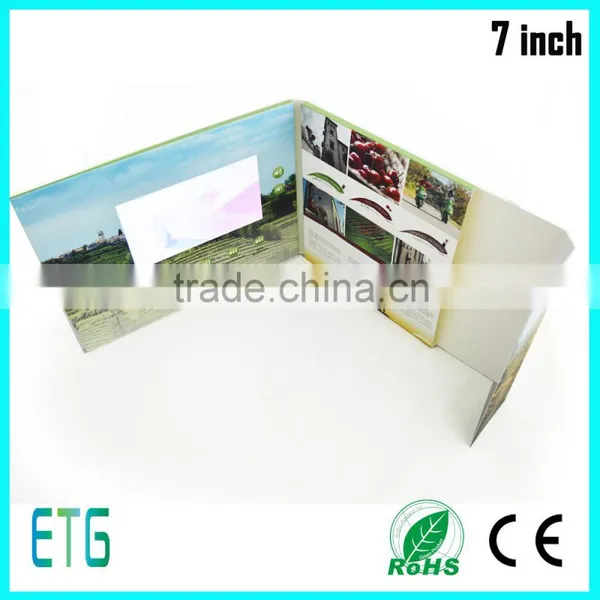 2016 Cheap Advertising 7 Inch Video Greeting Card photo-6