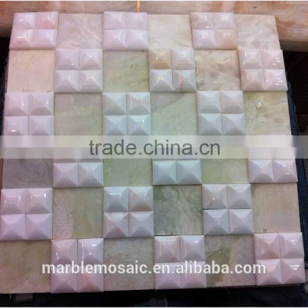 3D Mosaic Tiles Onyx Mosaic Tiles