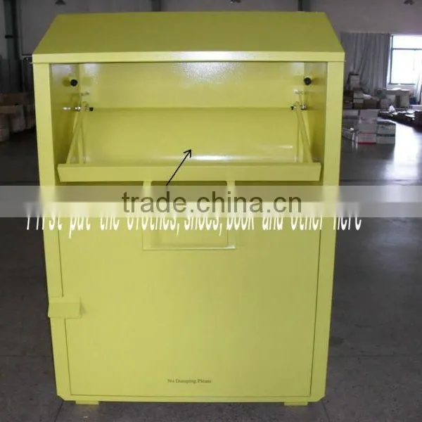 Knock Down Clothing Donation Bin