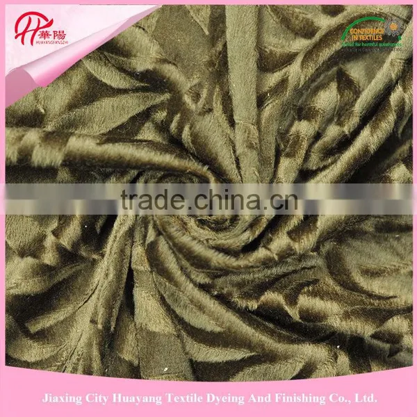 2016 New Style 100% Polyester Plush Toy Fabric,micro Velboa