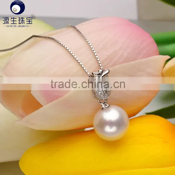 Wholesale Bridal Real Freshwater Pearl Necklace Pendant