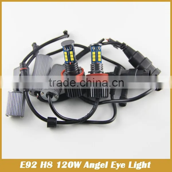 E92 H8 LED 120W Angel Eye Marker LED White for E87 E82 E92 E93 E90 photo-4