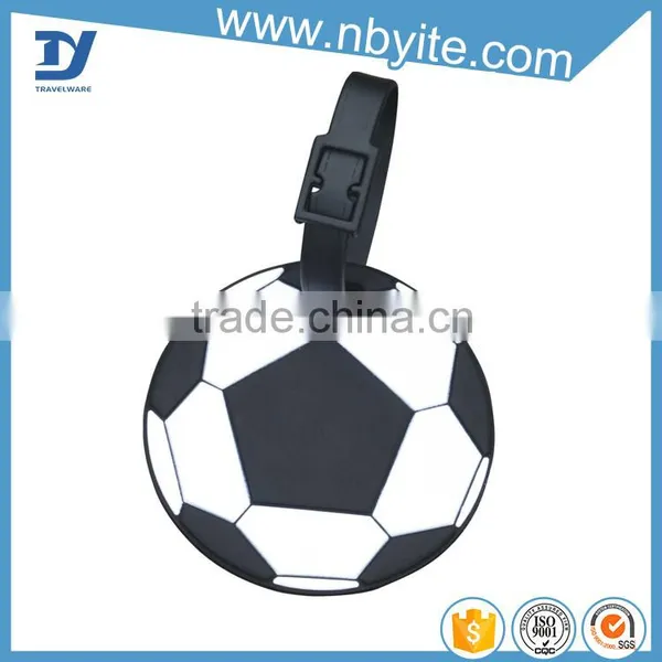 Hot Sale Round Shape id Card Holder Basketball Luggage Tag photo-2