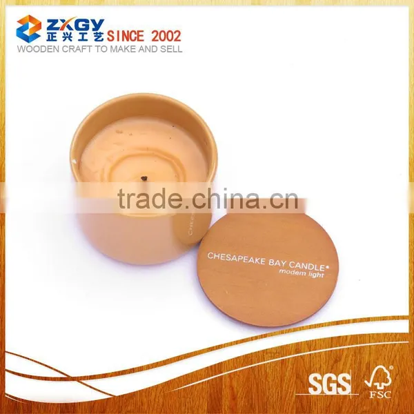 Glass Canister With Wooden Lid