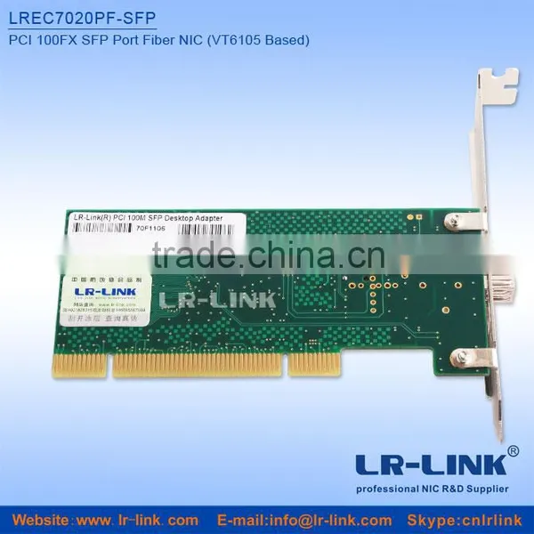 PCI 100FX SFP Port Fiber Network Interface Card (VT6105 Based) photo-4