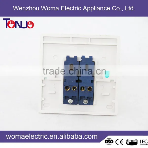 British Style Electrical 2 Gang Wall Switch for African Market photo-2
